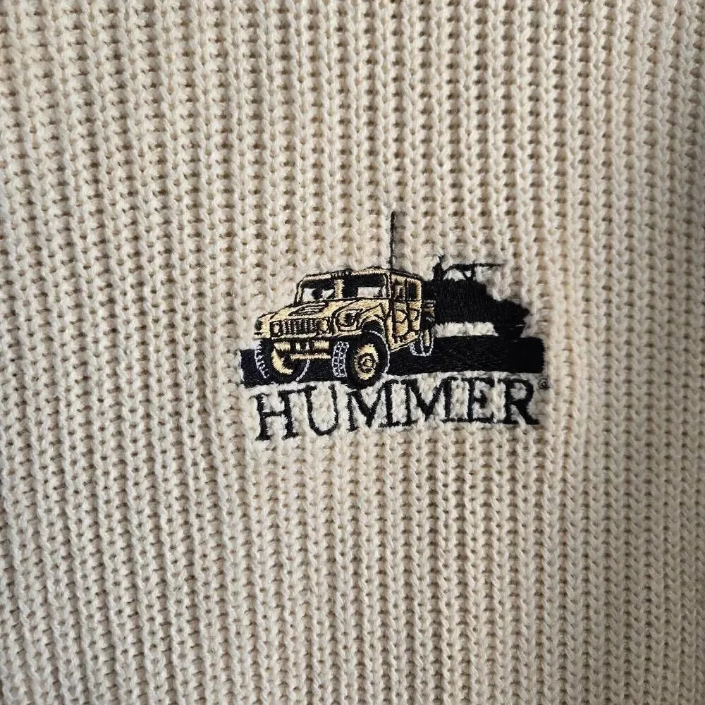 Vantage Custom Classics Hummer Sweater Knit Mens SZ XL Vintage Crew